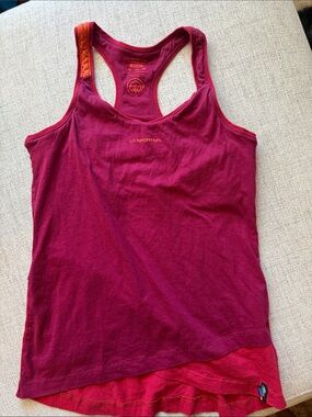 La Sportiva Paige Tank 100% Cotton Athletic Tank Layered Style